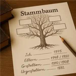 Stammbaum gezeichnet